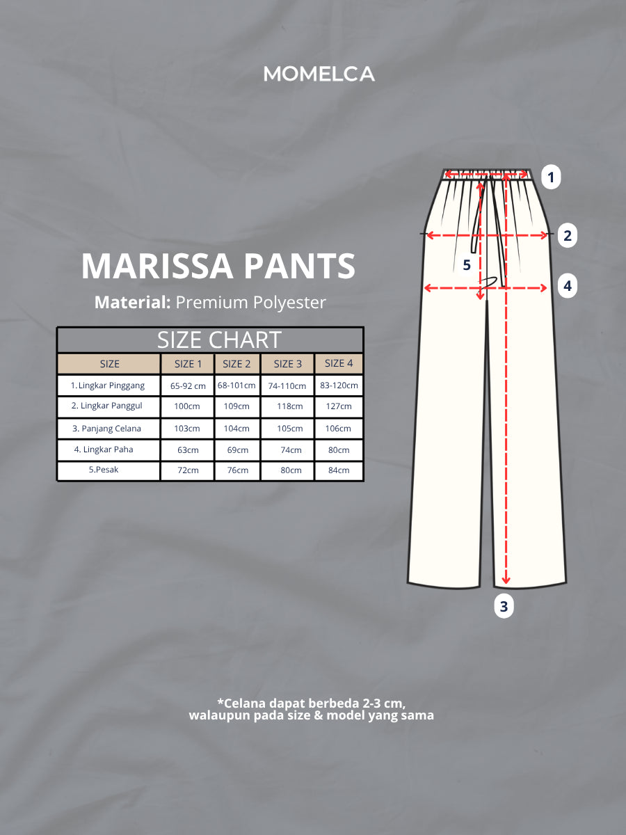 MOMELCA - Marissa Kulot Pants | Bawahan Wanita | Celana Panjang Wanita