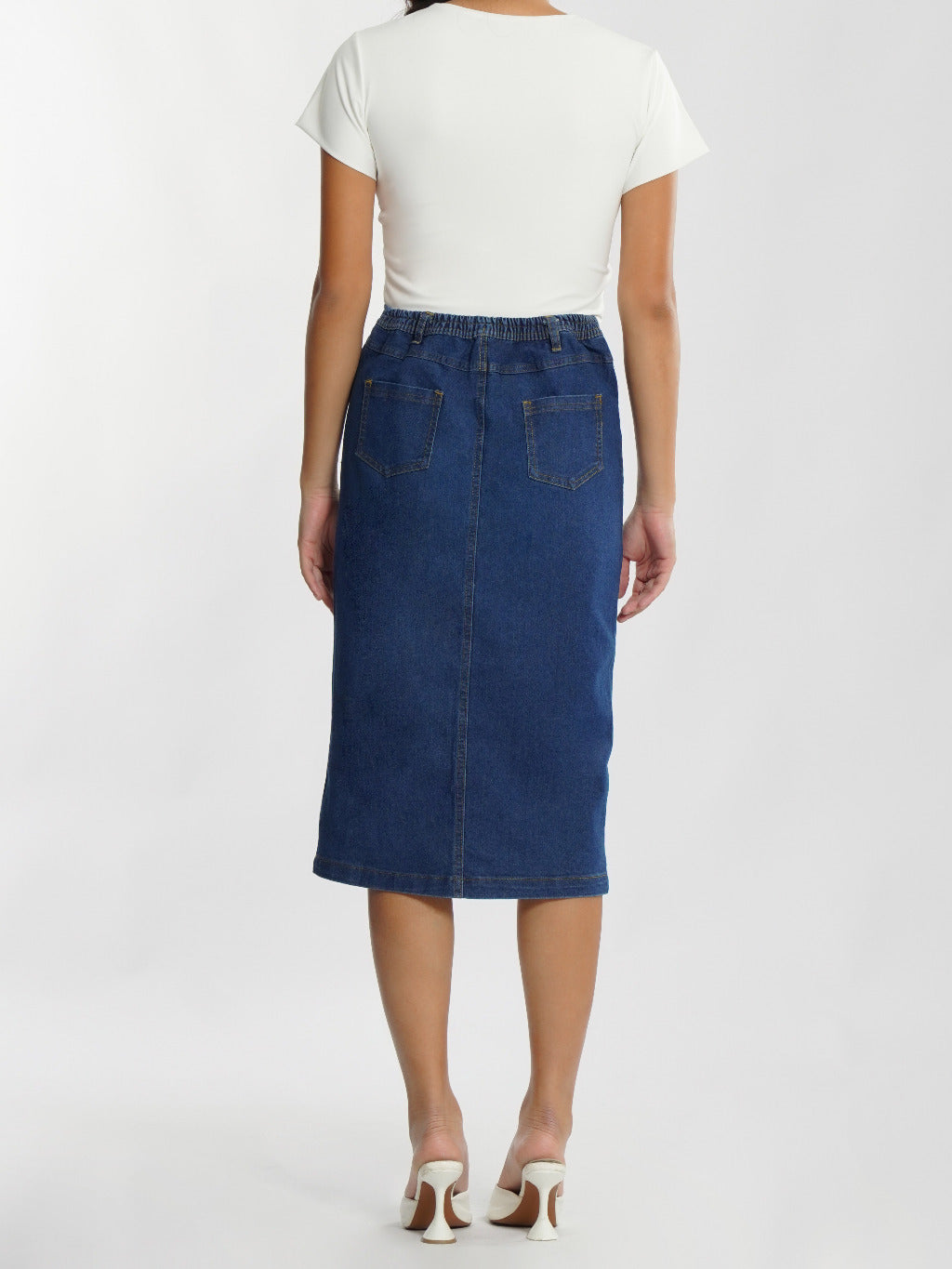 MOMELCA - Ariella Skirt | Bawahan Wanita | Rok Denim