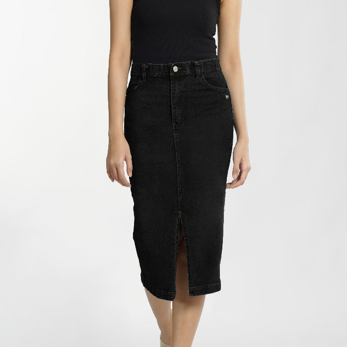 MOMELCA - Ariella Skirt | Bawahan Wanita | Rok Denim