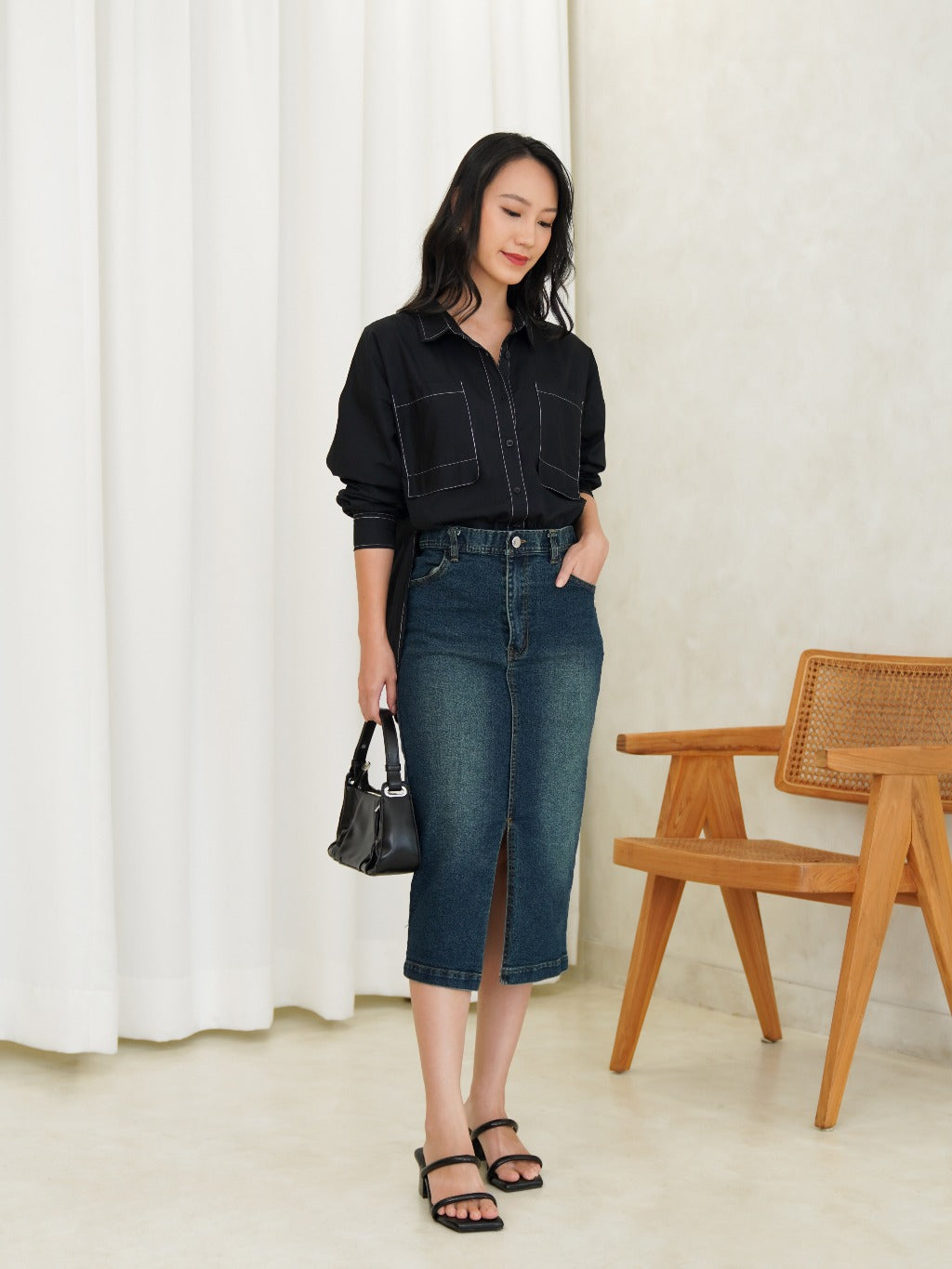 Ariella Denim Skirt