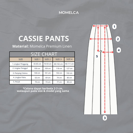 Momelca Cassie Signature Line Wide Leg Pants