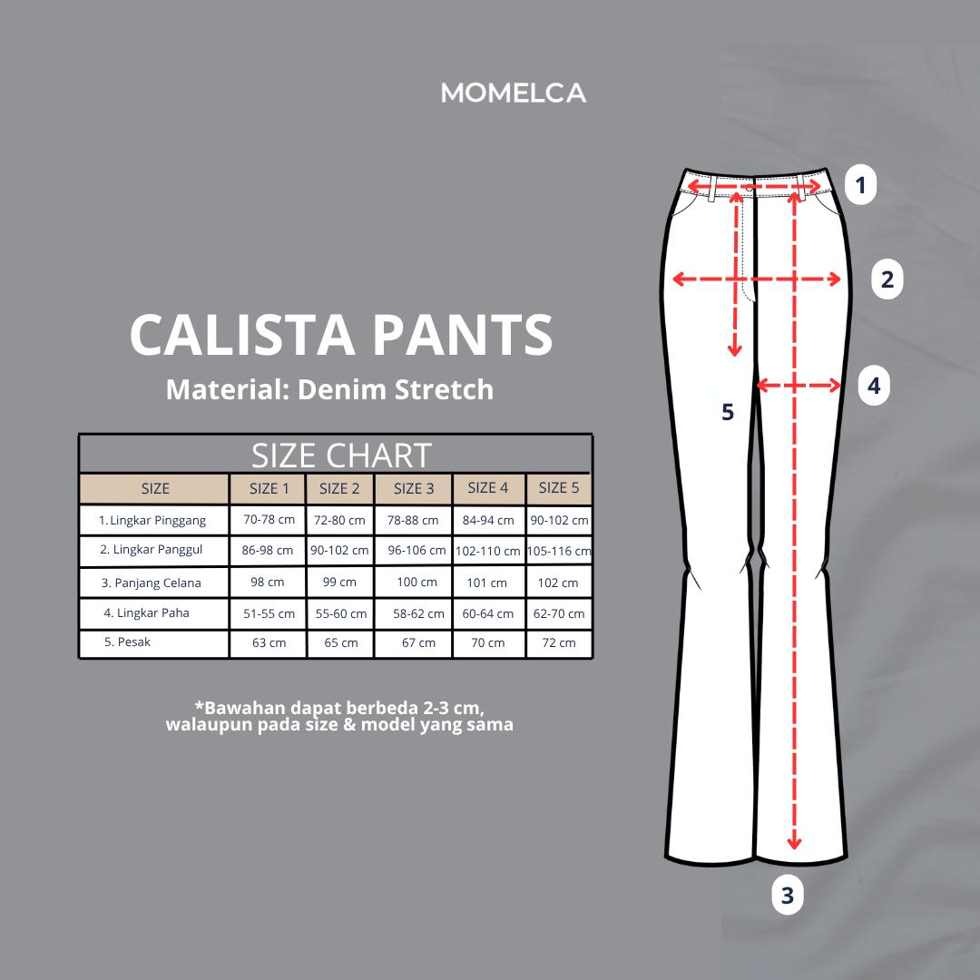 Momelca Calista Bootcut Denim Pants Celana Denim Panjang Wanita