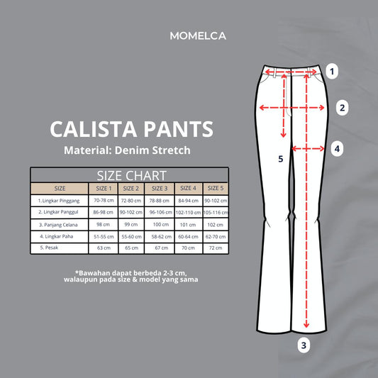 Momelca Calista Bootcut Denim Pants