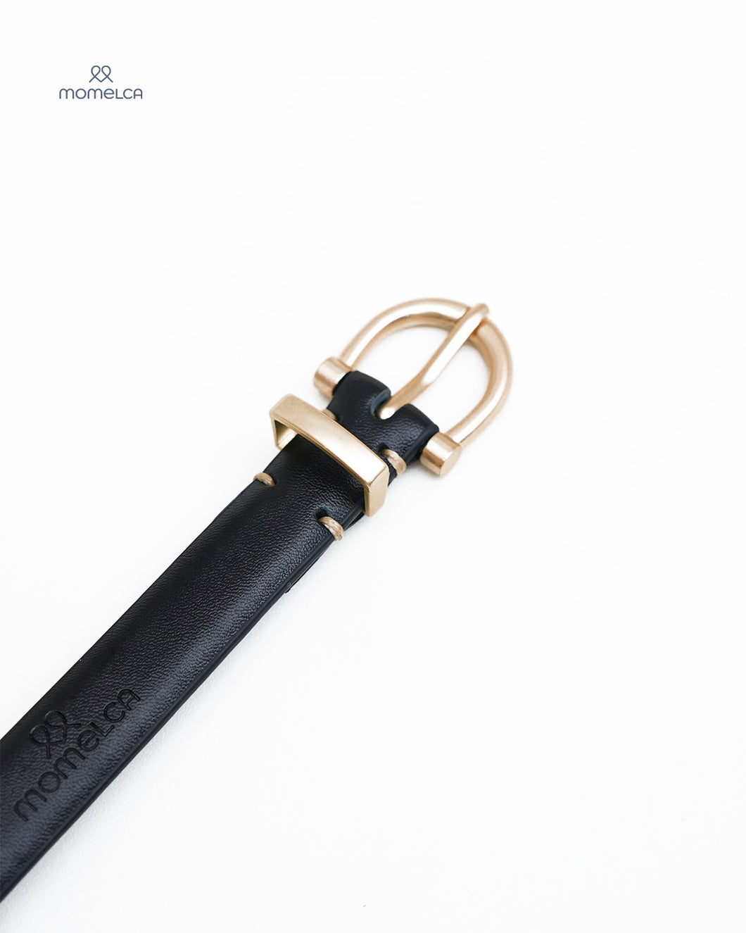 Momelca Alba Belt Leather And Metal Buckle Trendy