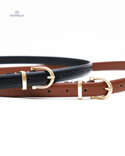 Load image into Gallery viewer, Momelca Alba Belt Leather And Metal Buckle Trendy
