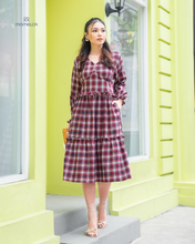 Load image into Gallery viewer, Momelca Daisy Long Sleeves Dress Wanita
