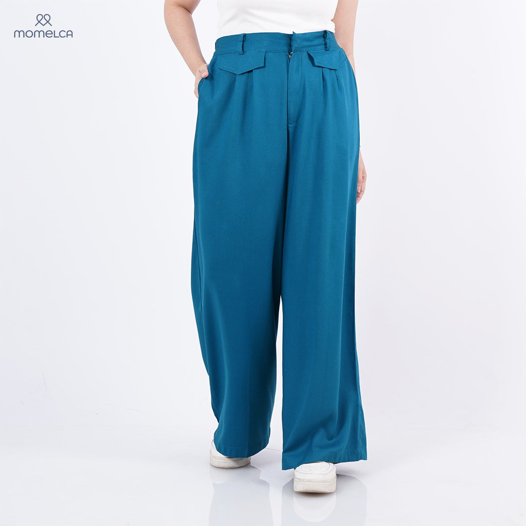 Momelca Zoe Straight Pants Celana Bawahan Wanita