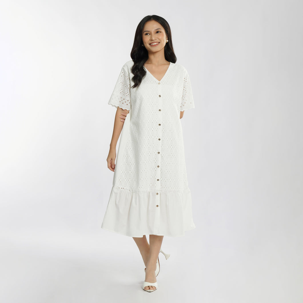 Momelca Debora Dress Premium Cotton Embroidery