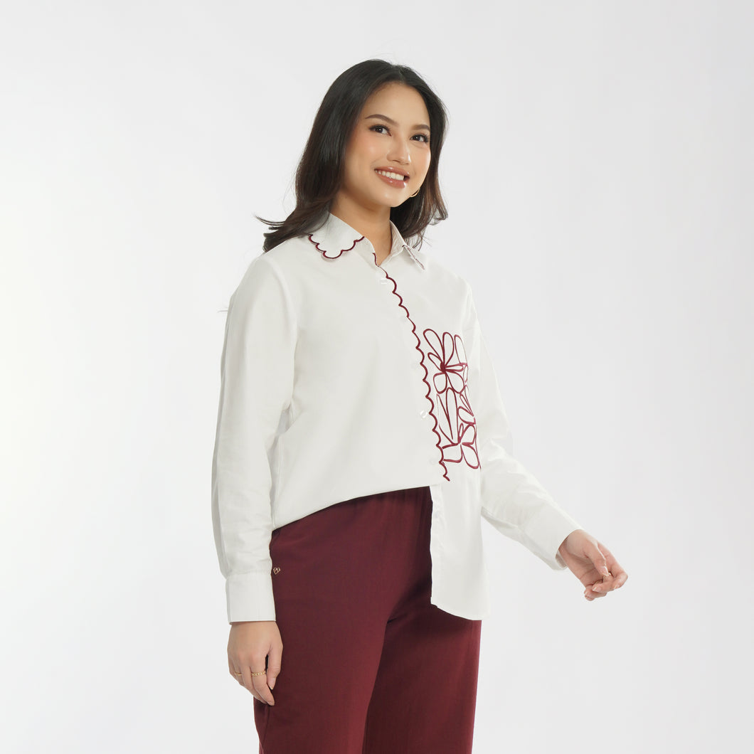 RAYA COLLECTION - Momelca Latifah Shirt - Atasan Baju Blouse Untuk Wanita