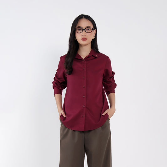 Momelca Prime Shirt | Atasan Wanita | Kemeja Kasual Wanita