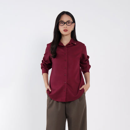 Momelca Prime Shirt | Atasan Wanita | Kemeja Kasual Wanita