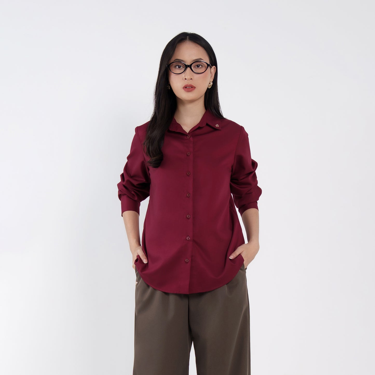 Momelca Prime Shirt | Atasan Wanita | Kemeja Kasual Wanita