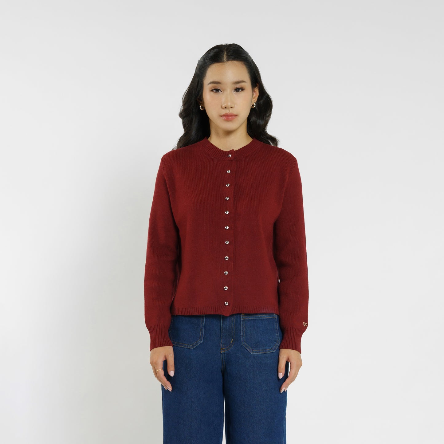 Momelca Odella Knit Top - Atasan Baju Wanita Lengan Panjang