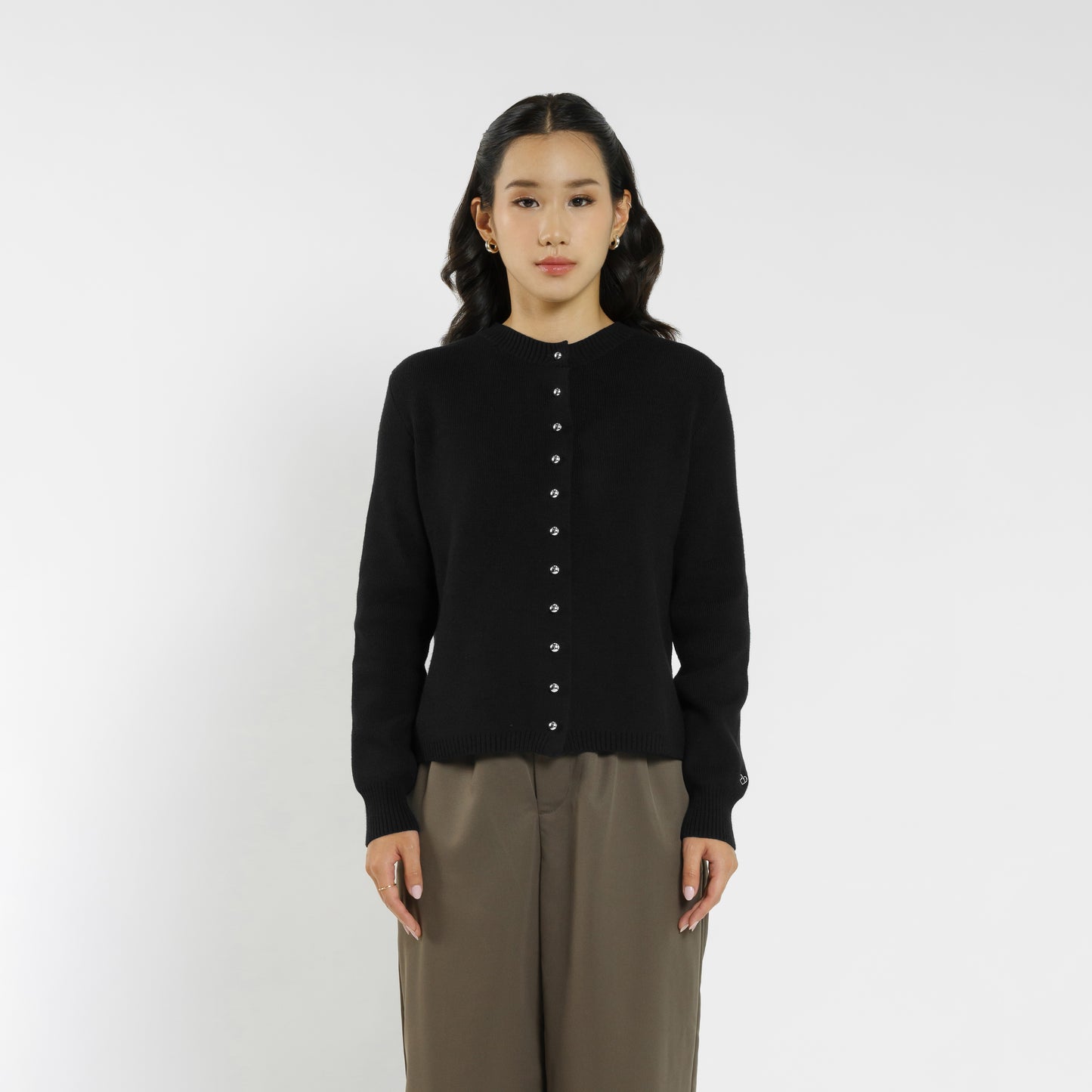 Momelca Odella Knit Top - Atasan Baju Wanita Lengan Panjang