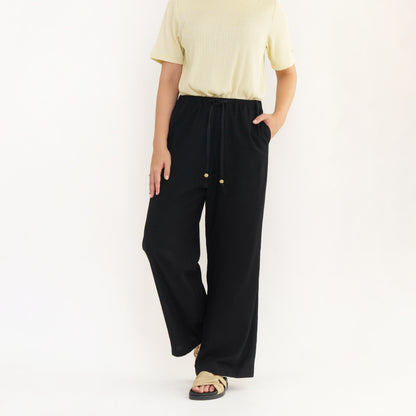 Momelca Cloud Pants Celana Panjang Linen Furing Wanita