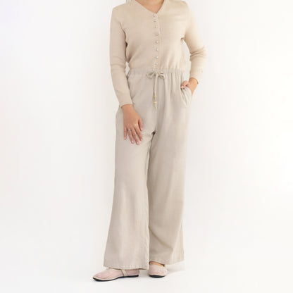 Momelca Cloud Pants Celana Panjang Linen Furing Wanita