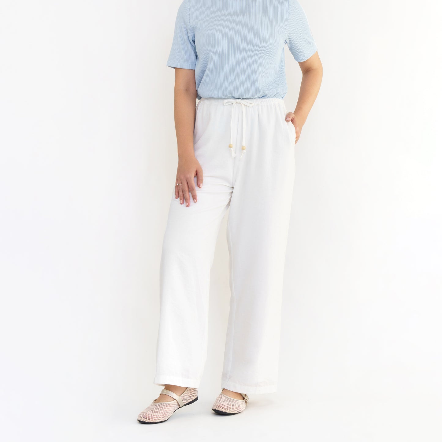Momelca Cloud Pants Celana Panjang Linen Furing Wanita