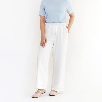 Momelca Cloud Pants Celana Panjang Linen Furing Wanita