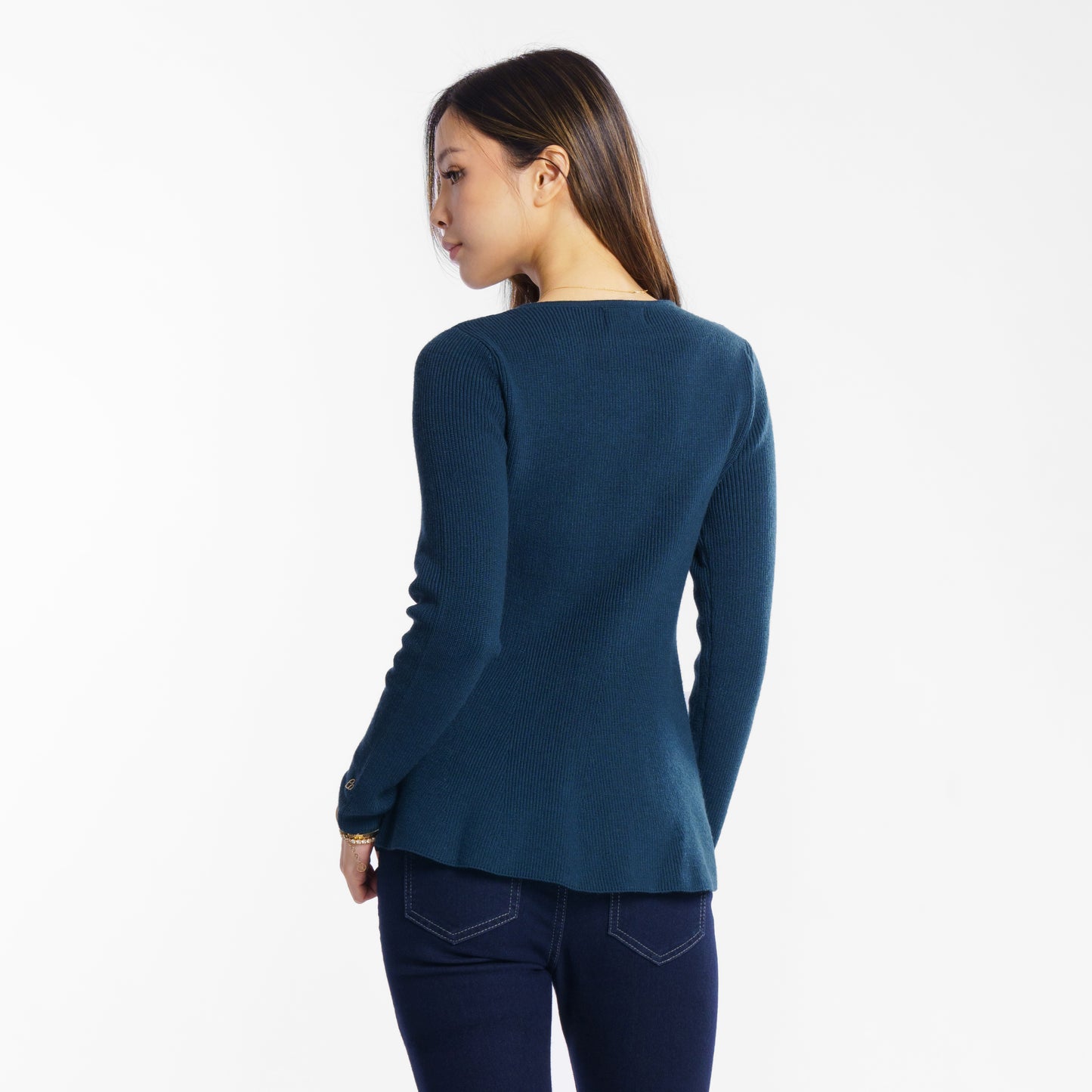 Momelca Freya Top Knit Cardigan Atasan Rajut Wanita