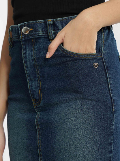 MOMELCA - Ariella Skirt | Bawahan Wanita | Rok Denim
