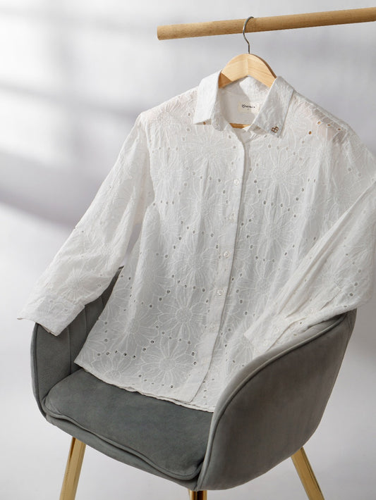 Momelca Sunflower Shirt - Atasan Blouse Wanita